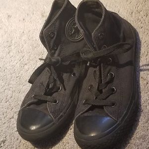 All black converse high tops
